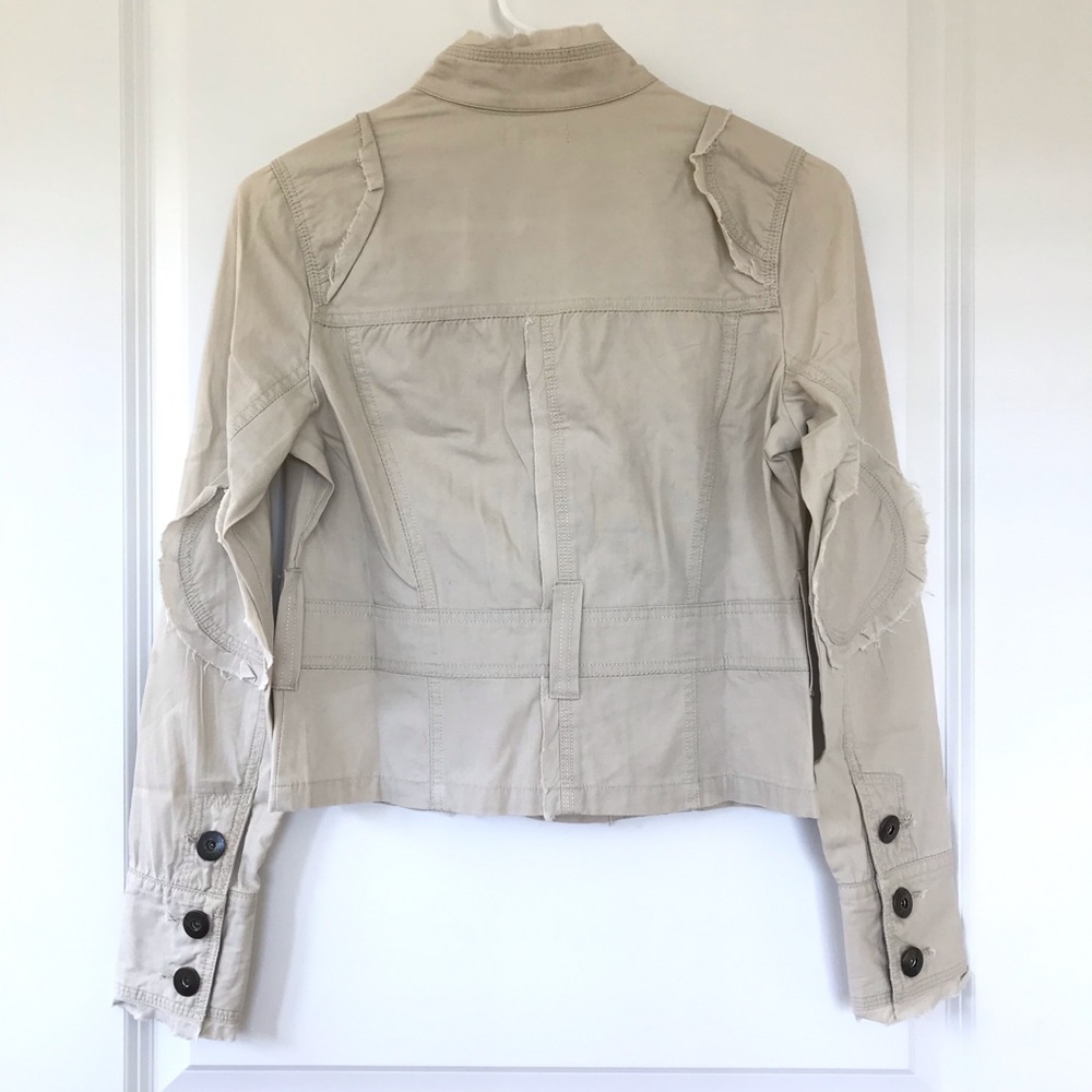 Vintage 2000’s Cotton Raw Edge Jacket - Picture 7 of 13